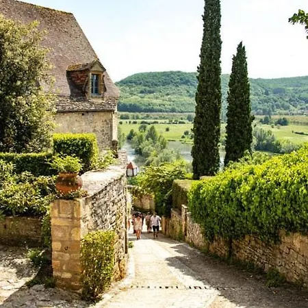 With A Terrace On A Hill In Dordogne *